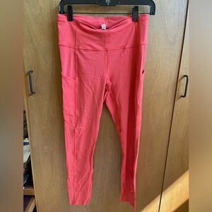 Lululemon High Rise Orange Legging - size 8